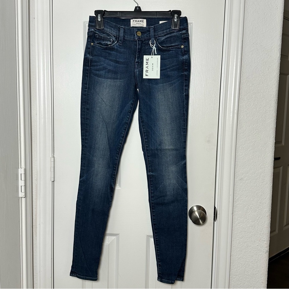 Frame Denim‎ Le Skinny de Jeanne in Baldwin 26 Skinny Jeans